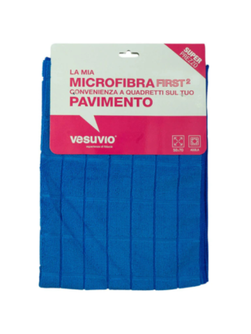 Panno Pavimenti Vesuvio 50X70Cm Fibrattiva Quadrettato | Home Essential