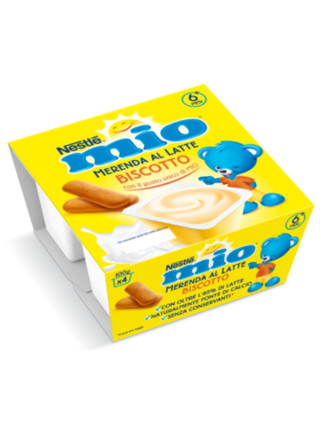 Merenda Al Latte Mio 100Gr 4Pz Biscotto | Home Essential