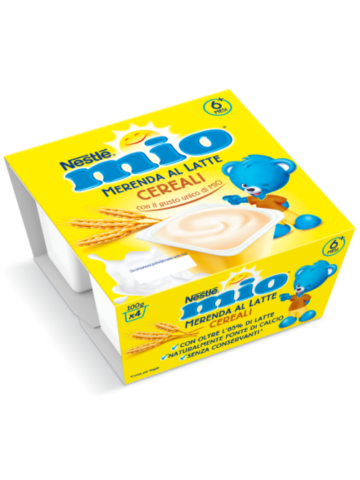 Merenda Al Latte Mio 100Gr 4Pz Cereali | Home Essential