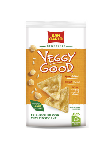 Triangolini San Carlo 65g Veggy Good Con Ceci Croccanti | Home Essential