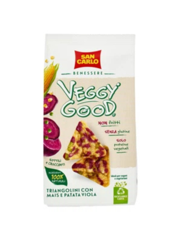 Triangolini San Carlo 65g Veggy Good Mais E Patata Viola | Home Essential