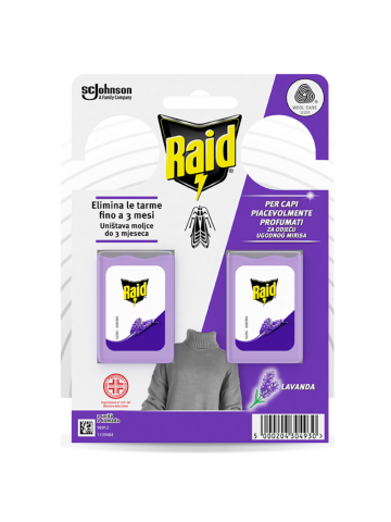 Insetticida Gel Tarme Raid 2pz Fragranza Lavanda | Home Essential