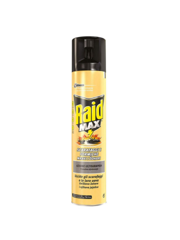 Insetticida Raid 300 Ml Scarafaggi E Formiche Spray | Home Essential