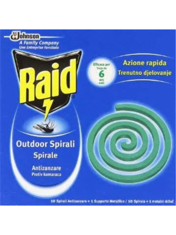 Insetticida Spirali Antizanzare 10pz Per Esterni | Home Essential