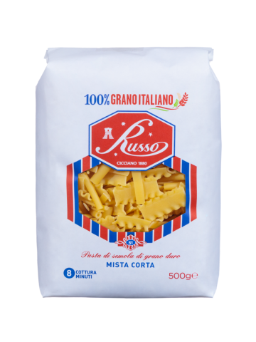 Pasta Russo 500gr Mista Corta | Home Essential