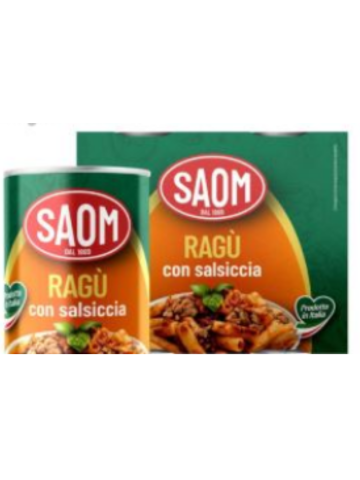 Sugo Saom 180gx2 Ragu' Con Salsiccia | Home Essential