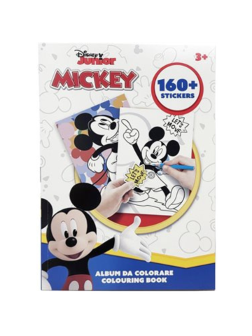 Album Da Colorare Con Stickers 31x23cm Mickey | Home Essential