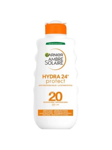 Protezione Solare Garnier Ambre Solaire Hydra 24h Latte Spf20 175ml | Home Essential