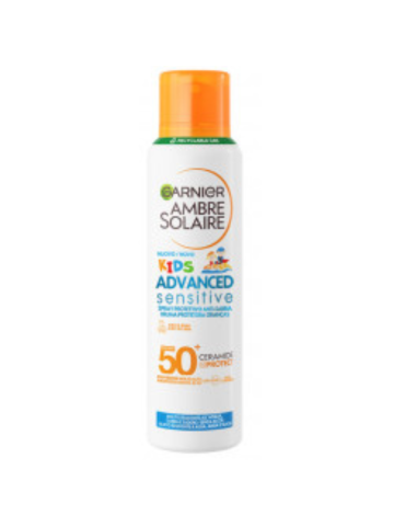 Protezione Solare Garnier Ambre Solaire Sensitive Ceramide Kid Spf50+ 150ml | Home Essential