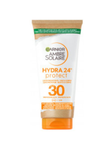 Latte Protettivo Garnier Ambre Solaire Hydra 24 Spf30 50ml Viso E Corpo | Home Essential