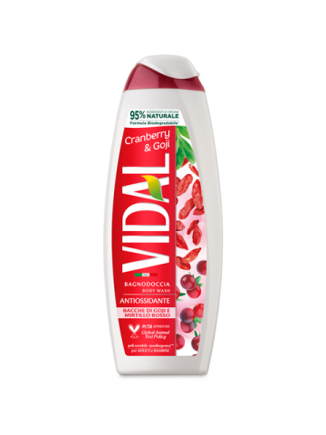 Bagnoschiuma Vidal 500Ml Bacche Di Goji | Home Essential