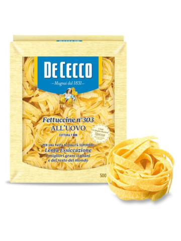 De Cecco Nidi Uovo Gr500 N303 Fettuccine | Home Essential