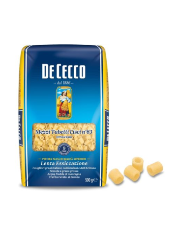 De Cecco Gr 500 N 63 Mezzi Tubetti | Home Essential