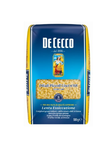 De Cecco Gr 500 N 68 Ditali Piccoli Lisc | Home Essential