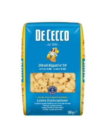 De Cecco Gr 500 N 59 Ditali Rigati | Home Essential