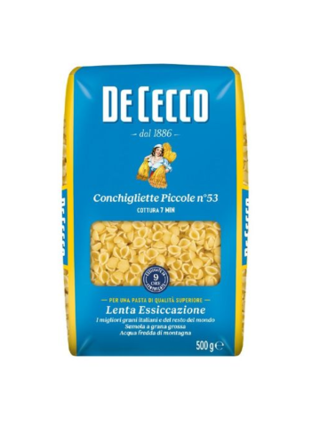 De Cecco Gr 500 N 53 Conchigliette Piccole | Home Essential