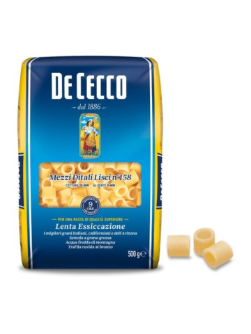 De Cecco Gr 500 N 158 Mezzi Ditali Lisci | Home Essential