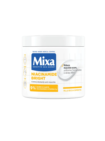 Mixa Niacinamide Bright Crema Idratante Anti-macchie Per Pelle Secca E Spenta | Home Essential
