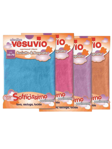 Panno Microfibra Vesuvio 50x70cm Sofficissimo Assortito | Home Essential