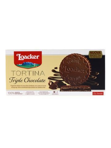 Loacker Gran Pasticceria Tortina 21gr x3 Triple Dark | Home Essential