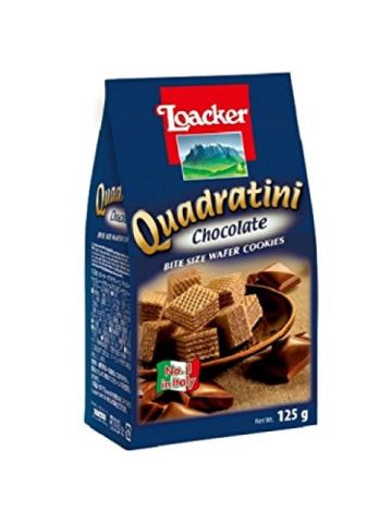 Loacker Quadratini Chocolate 125g | Home Essential