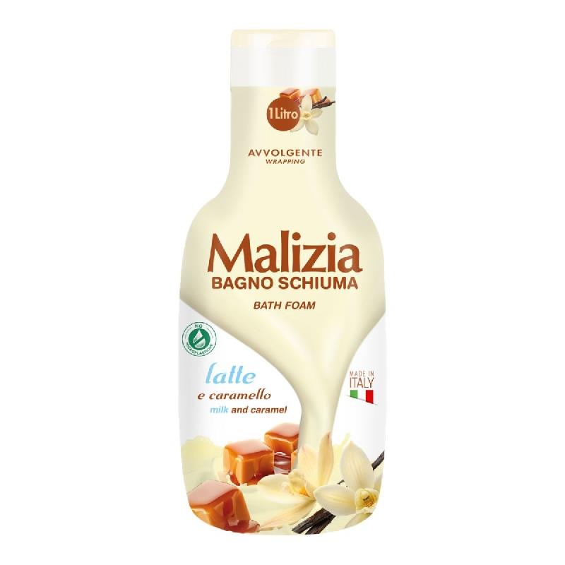 Bagnoschiuma Malizia 1lt Latte e Caramello | Home Essential