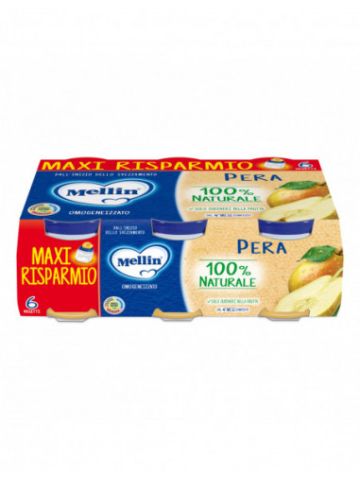Omogeneizzato Mellin 100Gr 6Pz Pera | Home Essential