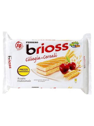 Merenda Kinder Brioss 10Pz 280Gr Ciliegia | Home Essential