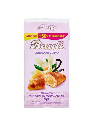 Croissant Bauli 6Pz Crema Pasticcera | Home Essential