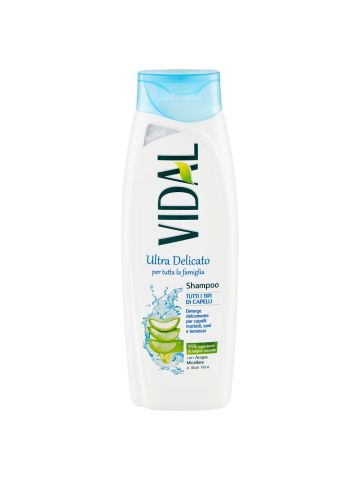 Shampoo Vidal 250Ml Ultra Delicato Tutti I Tipi Di Capelli Aloe Vera | Home Essential