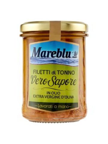 Filetti Tonno Mareblu 180Gr In Olio Extra Vergine Di Oliva | Home Essential