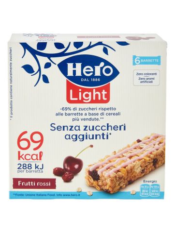 Barretta Hero Light 6 Pz Frutti Rossi | Home Essential