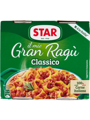 Sugo Star Granragu'180Gr X2 Classico | Home Essential