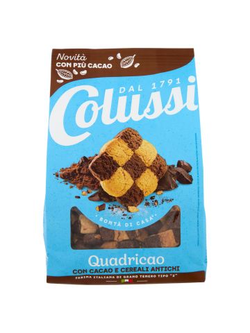 Biscotti Colussi 450g Quadricao Cacao E Cereali Antichi | Home Essential