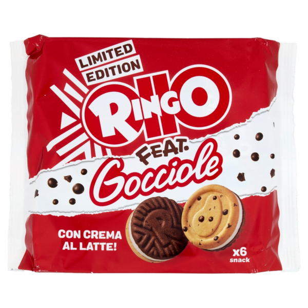 Ringo feat. Gocciole Biscotti Farciti 165g | Home Essential