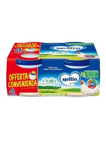 Omogeneizzato Mellin 80Gr 4Pz Pollo | Home Essential