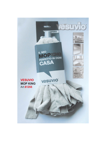 Mop Vesuvio Microfibra King Colori Assortiti | Home Essential