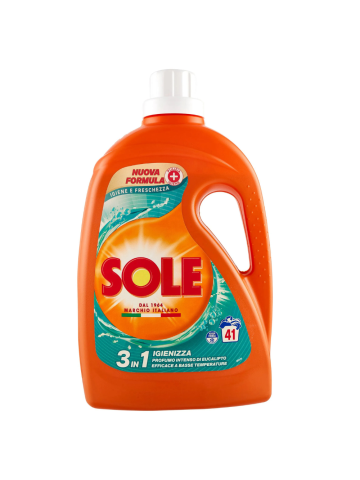 Detersivo Lavatrice Sole 41 Misurini Hygiene | Home Essential