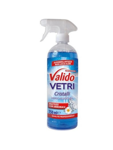 Detergente Vetri Valido 750Ml Ammoniaca | Home Essential