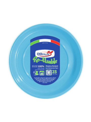 Dopla Piatto Frutta 25pz Turchese | Home Essential