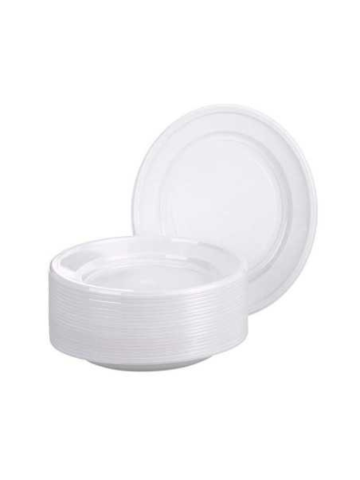 Piatti Piani Diam.220mm 1kg Bianchi | Home Essential