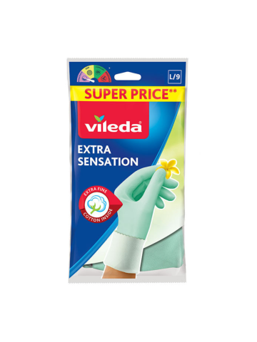 Guanti Extra Sensation Vileda Tg.l | Home Essential