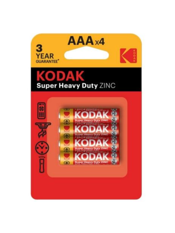 Pile Kodak Aaa Mini Stilo B4 Zinco Carbone | Home Essential