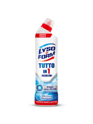 Detergente Wc Gel Lysoform 750ml Tutto In 1 Ocean E Lime | Home Essential