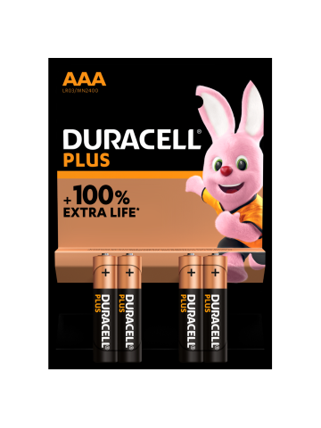 Pile Duracell Plus 100 Aaa Mini Stilo B4 | Home Essential
