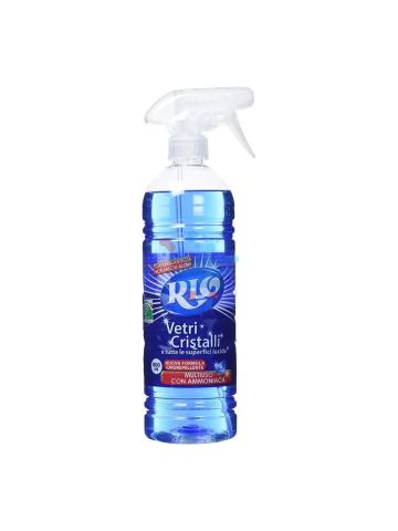 Detergente Vetri Rio 800Ml Cristalli Spray Con Ammoniaca | Home Essential