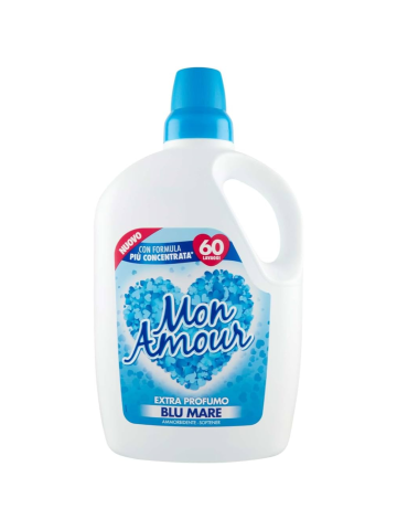 Ammorbidente Mon Amour 60Lavaggi 3L Blu Mare | Home Essential