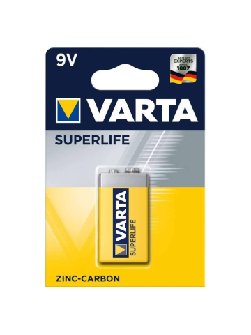 Pila Varta Superlife Zinc 9v 6f22 | Home Essential