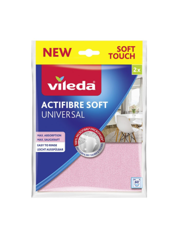 Panno Microfibra Vileda 2Pz Actifibre Soft | Home Essential