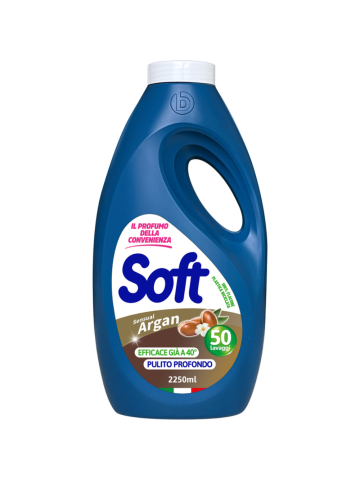 Detersivo Lavatrice Soft 2250Ml 50 Lavaggi Argan | Home Essential